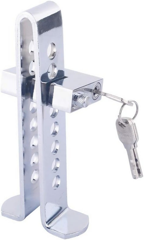 8 Holes Brake Clutch Lock Vehicle Anti-Theft Device Car Pedal Security Lock